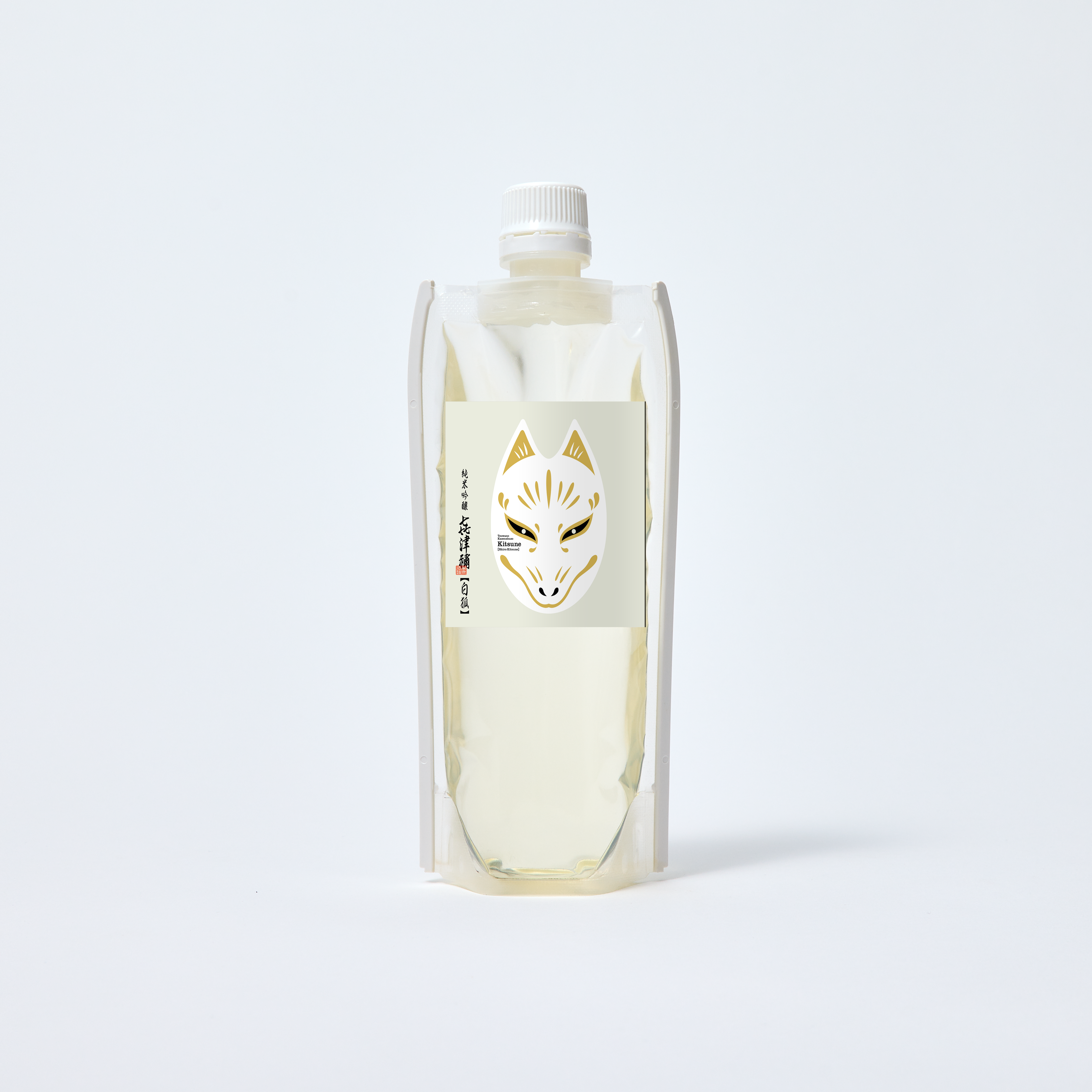 㐂津禰 白狐 純米吟醸 島根県 華泉酒造 15-16度 180ml | ぽち酒【1合